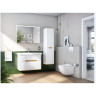 Тумба с раковиной VITRA SENTO 100 см с Led подсветкой подвесная/напольная, белая матовая 60826